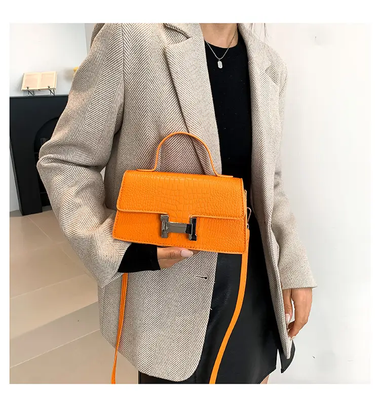 Women Crocodile Bag Beige Square Shoulder Crossbody 2023 — feature 25