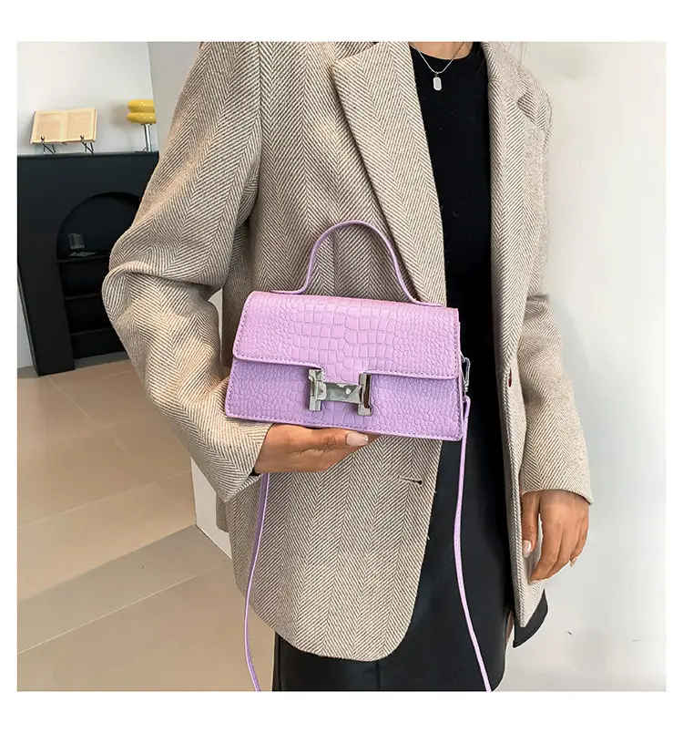 Women Crocodile Bag Beige Square Shoulder Crossbody 2023 — feature 28