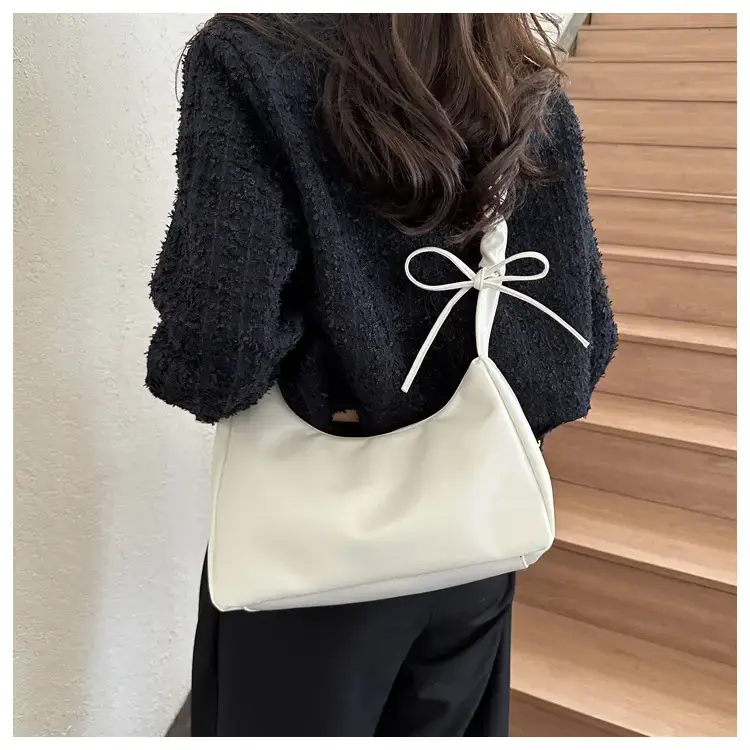 Beige Pleated Shoulder Crossbody Bag for Women — feature 11