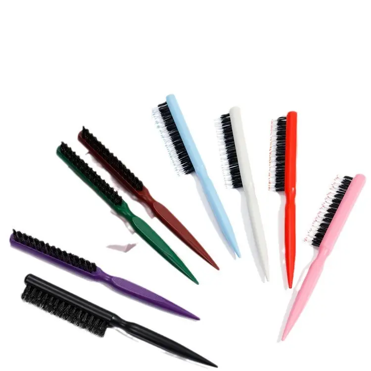 Three-Row Bristle Hair Comb Pink Fluffy Mane Shape - Image 16