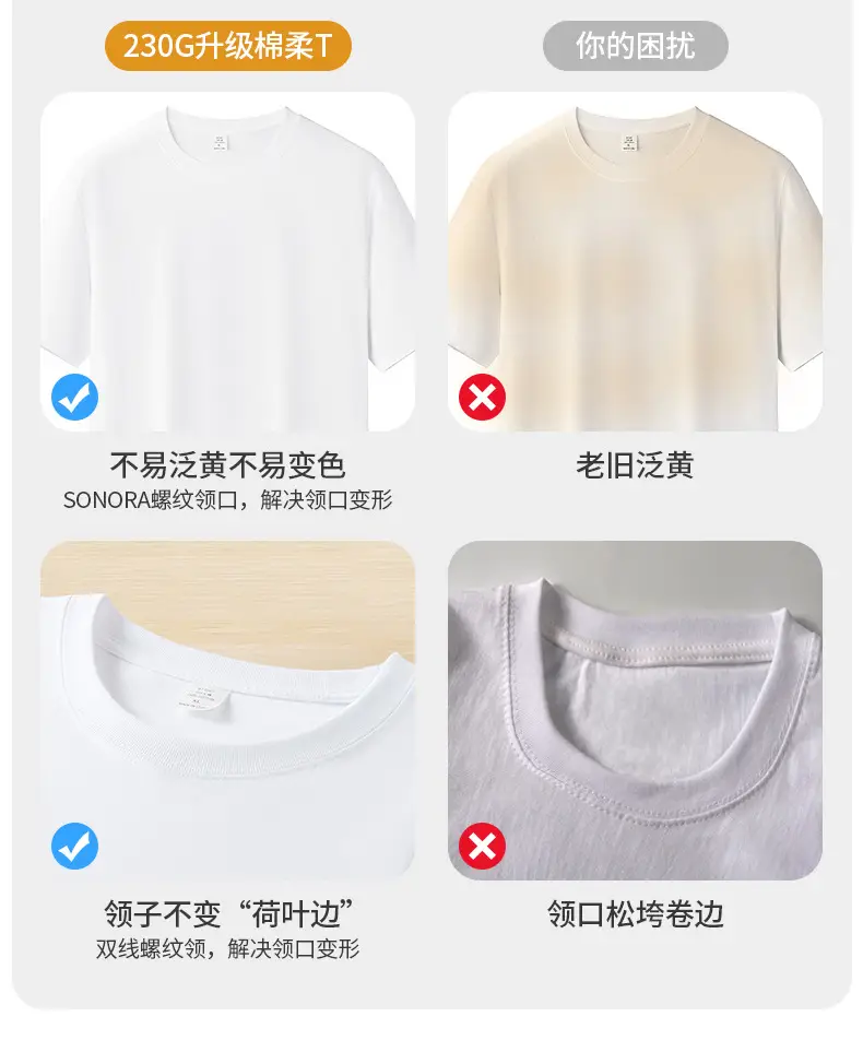 Men Cotton Long Sleeve T-Shirt White Round Neck — feature 11