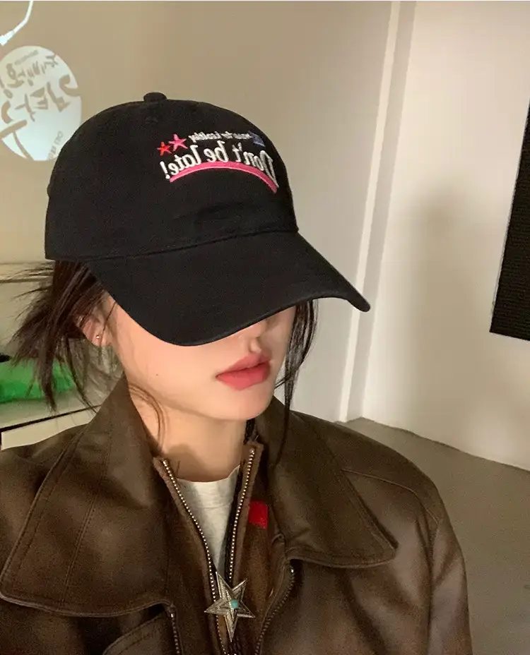 Women American Peaked Cap Brown 2023 New β feature 20