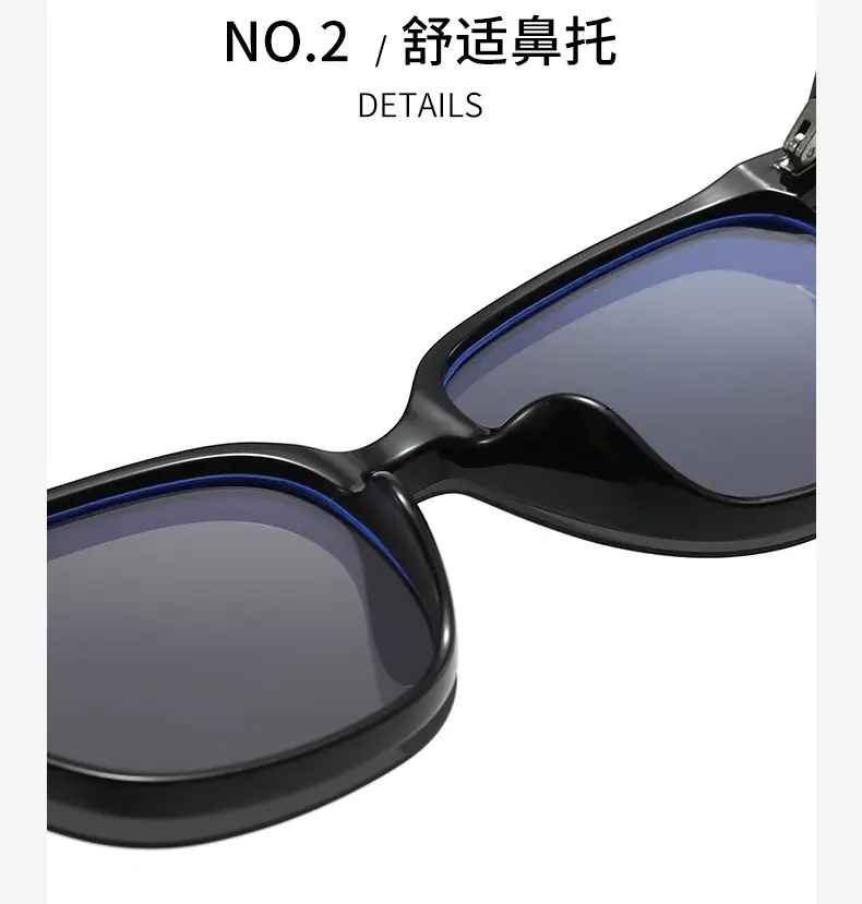 Korean Tr90 Magnetic Sunglasses with Night Vision Lenses — feature 9