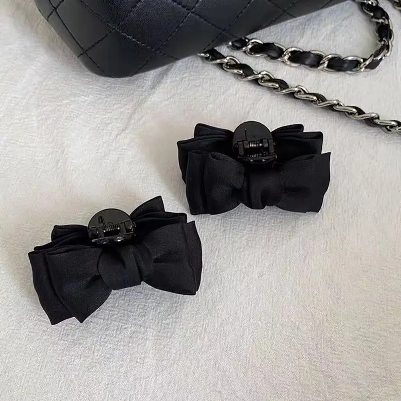 Black Bow Princess Head Clip for Girls 2023 - Image 4