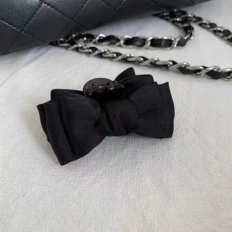Black Bow Princess Head Clip for Girls 2023 - Image 5