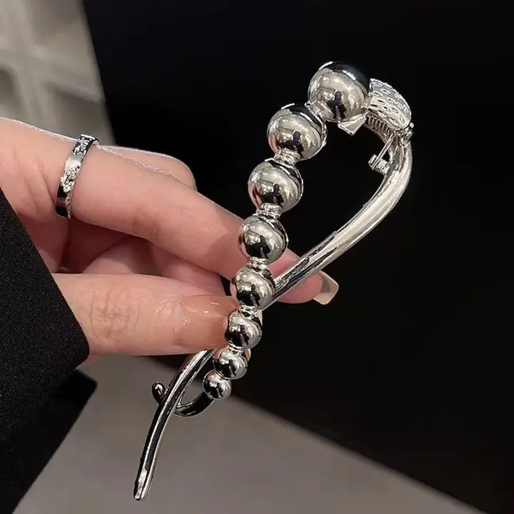 Cold Wind Bow Frog Buckle Hairpin Women's 2024 New