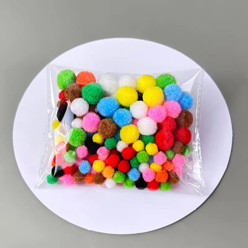 Macaron color torsion bar diy material bag wholesale simulation plush wool folding bar torsion bar material bouquet