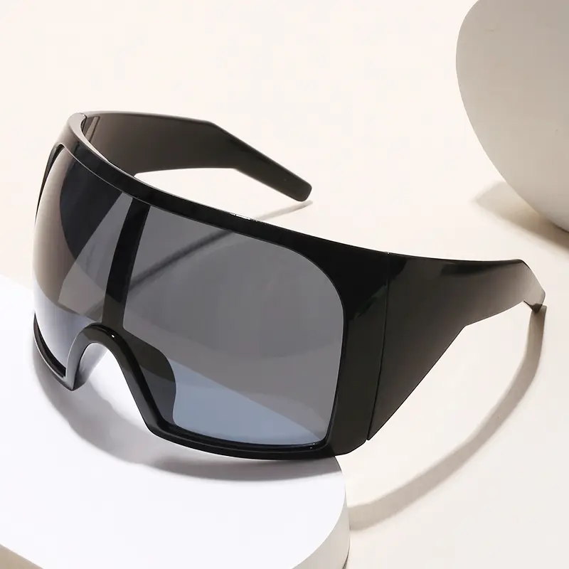 Large Frame Outdoor Sports Sunglasses UV Protection White - Image 10