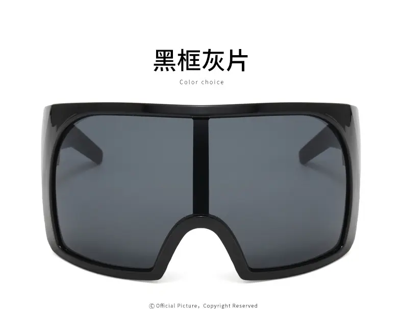 Large Frame Outdoor Sports Sunglasses UV Protection White — feature 53
