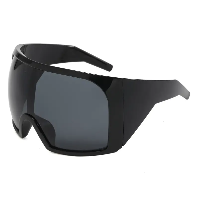 Large Frame Outdoor Sports Sunglasses UV Protection White