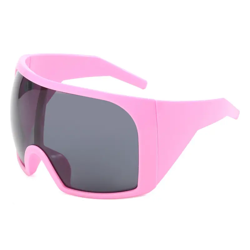 Large Frame Outdoor Sports Sunglasses UV Protection White - Image 2