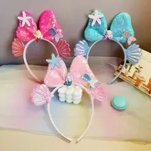Plush Colorful Headband with Pom Pom Face — feature 1