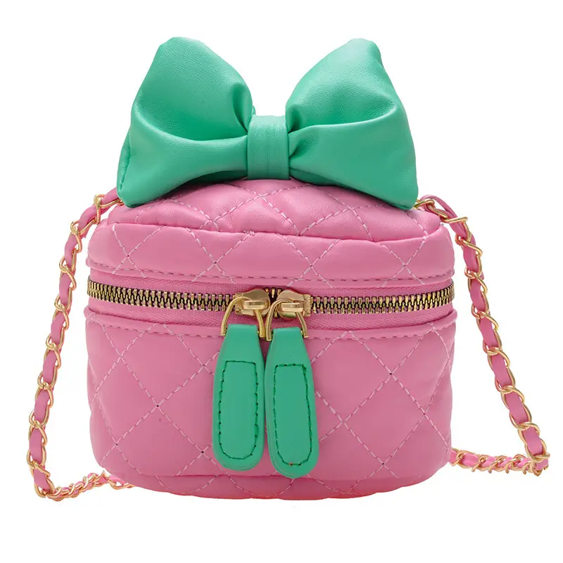 Cute Mini Crossbody Bag for Girls Black Gold Zip - Image 10