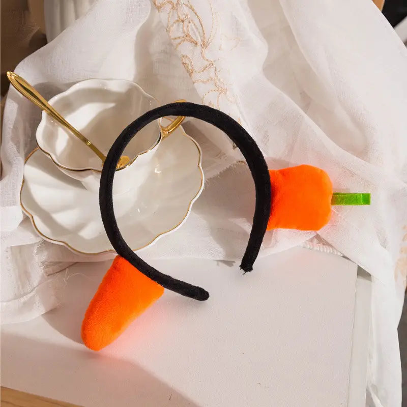 Cute Face Wash Hair Hoop for Women Pink Plush - Image 37