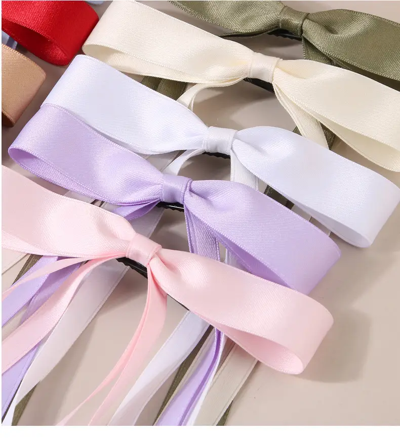 Multicolor Bow Hairpins with Tassels for Girls — feature 14