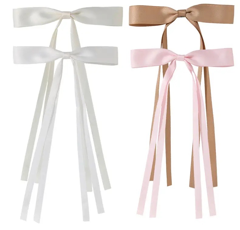 Multicolor Bow Hairpins with Tassels for Girls — feature 6
