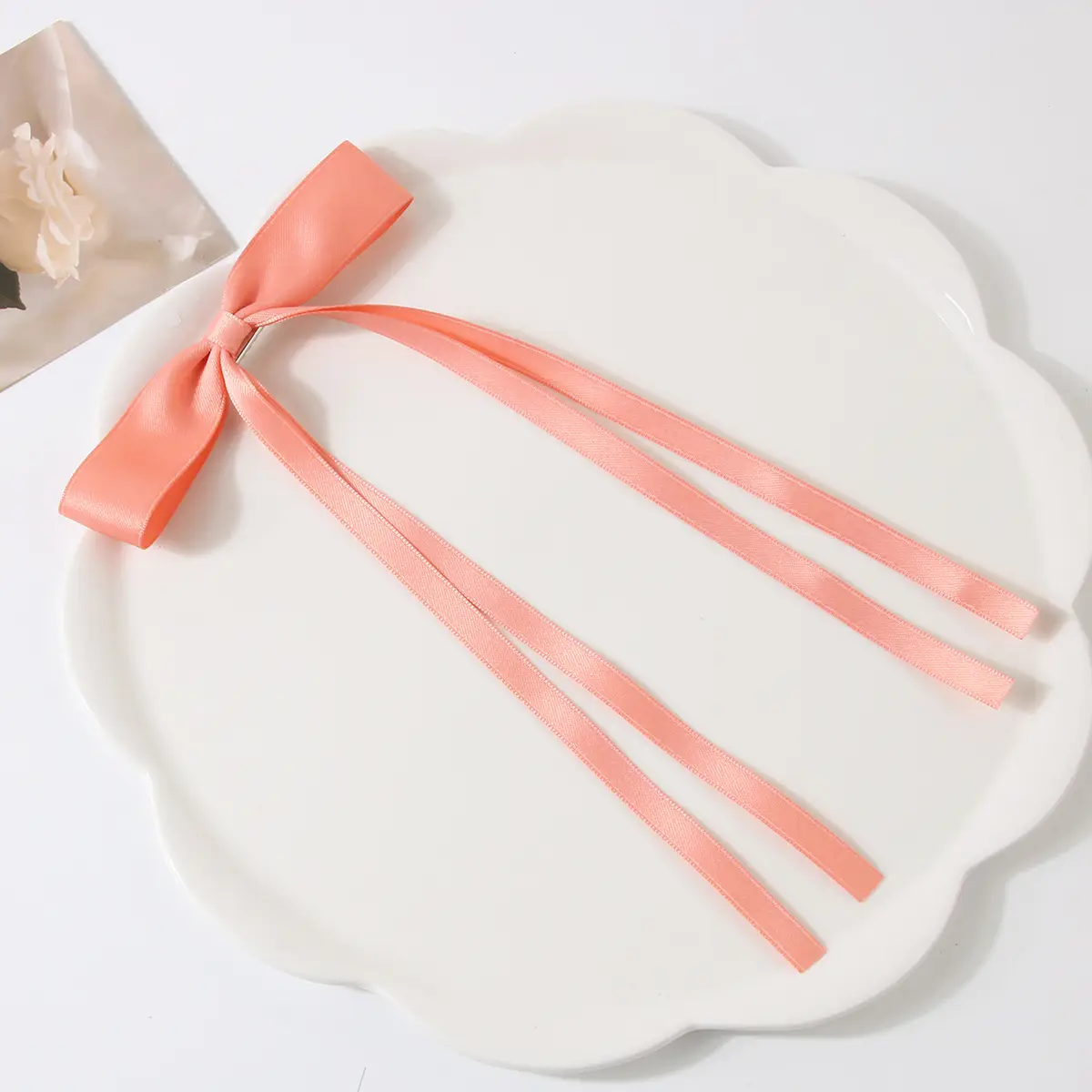 Multicolor Bow Hairpins with Tassels for Girls