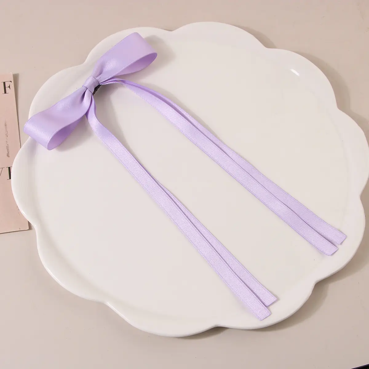 Multicolor Bow Hairpins with Tassels for Girls