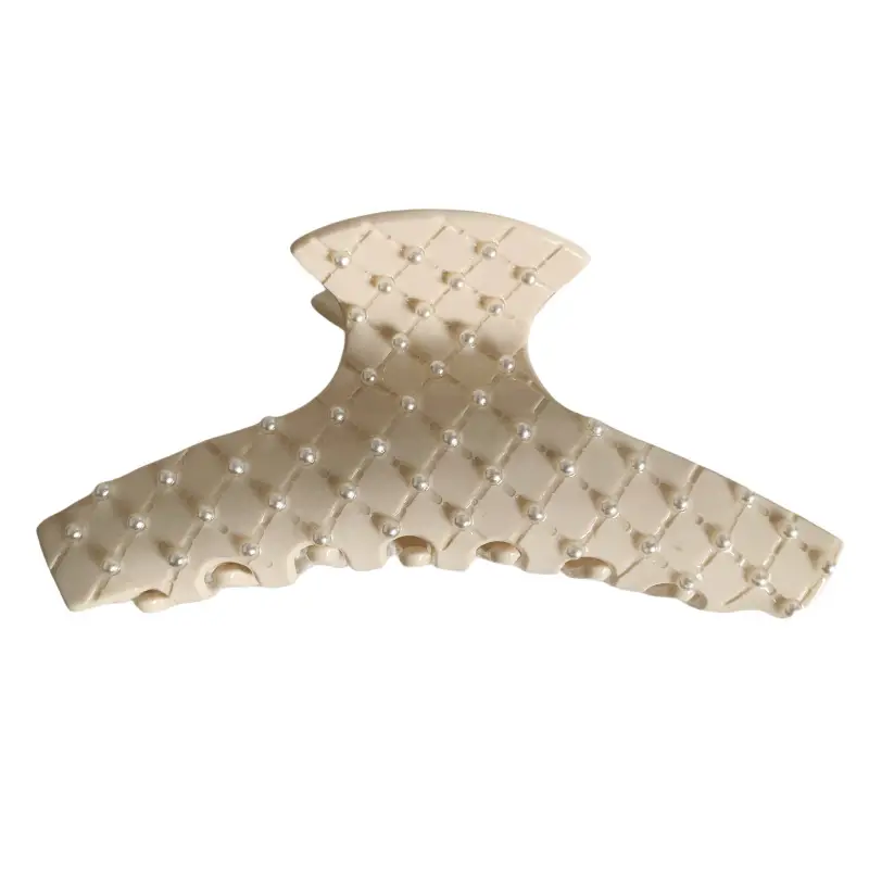 Milky White Pearl Clip for Women French Style Hairpin - Image 7