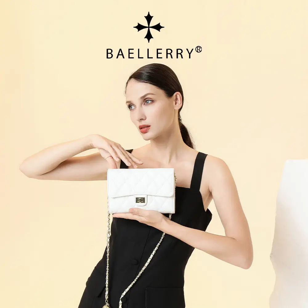Women's Vertical Zipper Crossbody Bag 140cm Max - Image 8