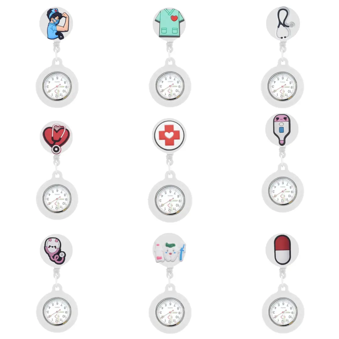 New Stretchable Nurse Luminous Pocket Watch for Medical Use, Women's Student Exam Pocket Watch, Cute Girl's Hanging Watch - Image 13