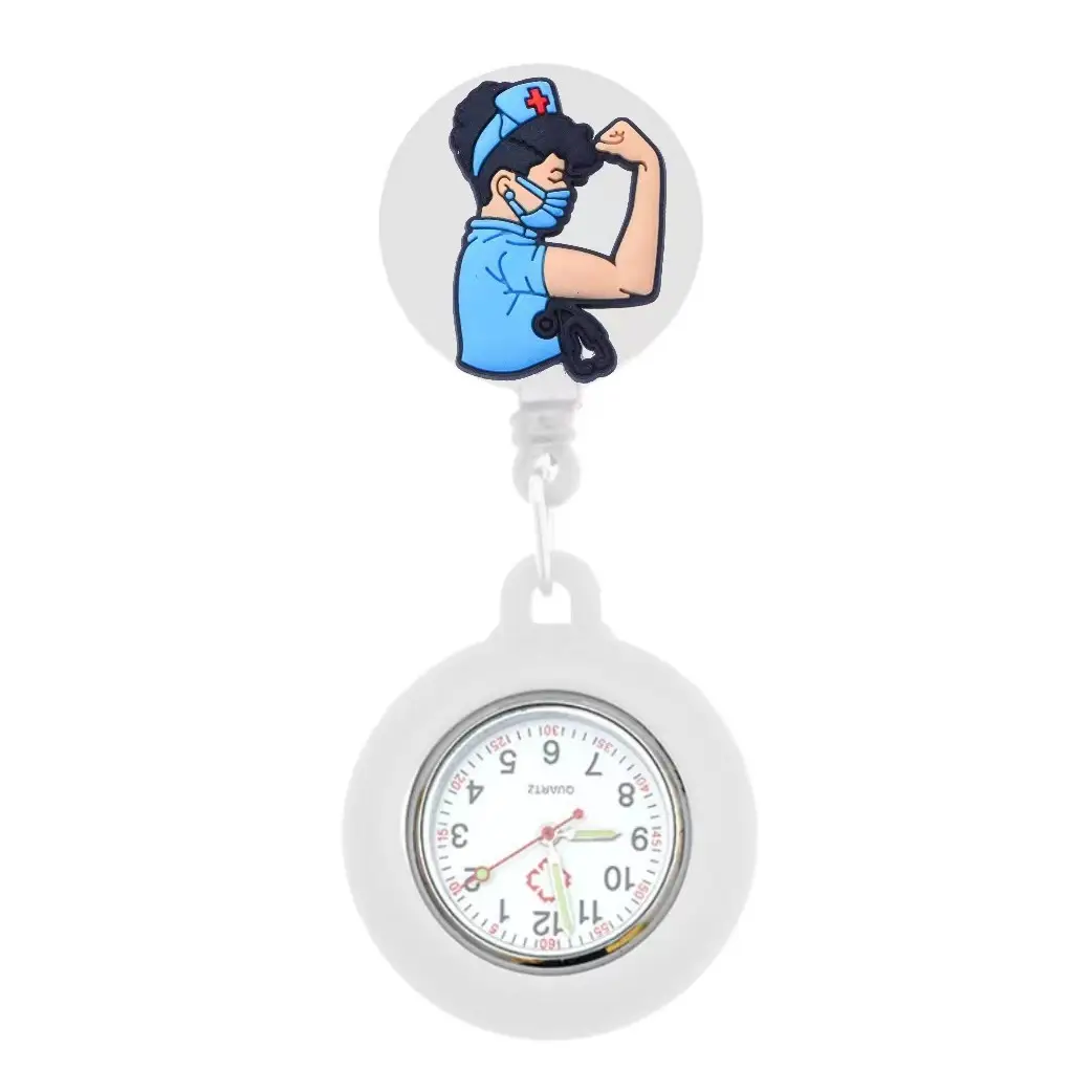 New Stretchable Nurse Luminous Pocket Watch for Medical Use, Women's Student Exam Pocket Watch, Cute Girl's Hanging Watch - Image 6