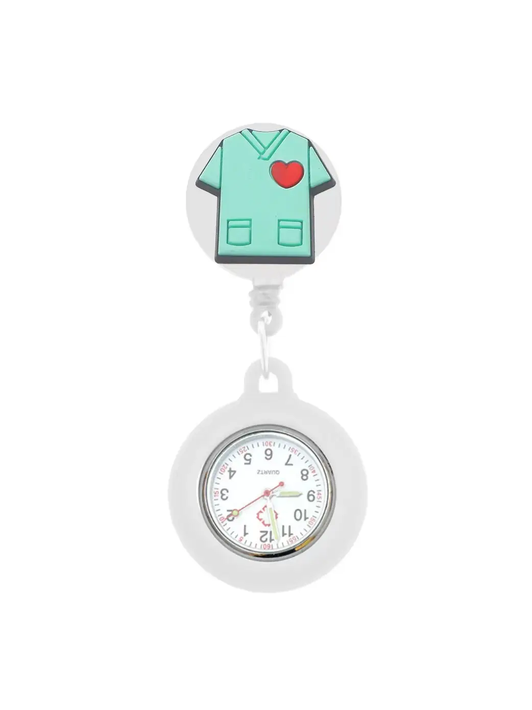 New Stretchable Nurse Luminous Pocket Watch for Medical Use, Women's Student Exam Pocket Watch, Cute Girl's Hanging Watch - Image 9
