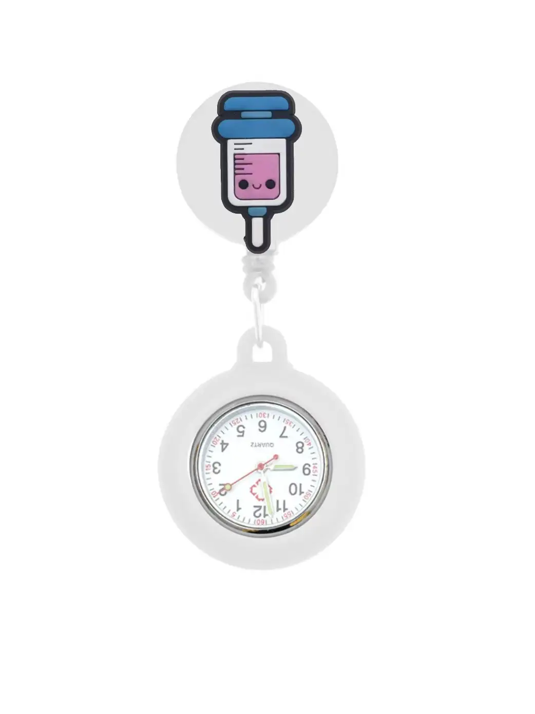 New Stretchable Nurse Luminous Pocket Watch for Medical Use, Women's Student Exam Pocket Watch, Cute Girl's Hanging Watch - Image 11