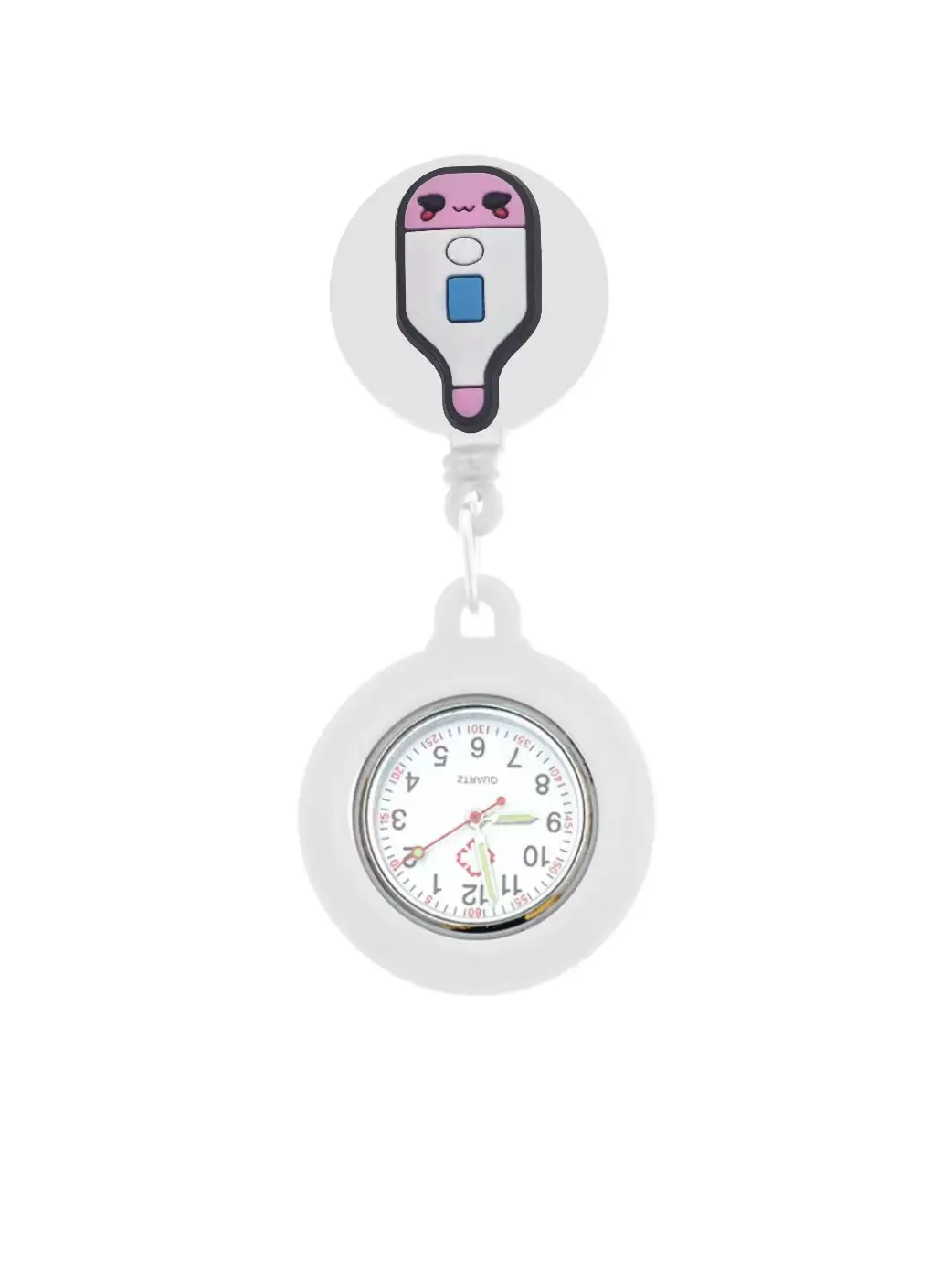 New Stretchable Nurse Luminous Pocket Watch for Medical Use, Women's Student Exam Pocket Watch, Cute Girl's Hanging Watch - Image 2
