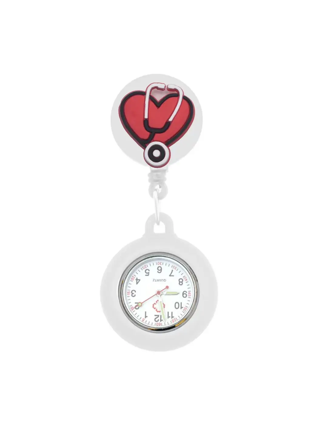 New Stretchable Nurse Luminous Pocket Watch for Medical Use, Women's Student Exam Pocket Watch, Cute Girl's Hanging Watch - Image 7