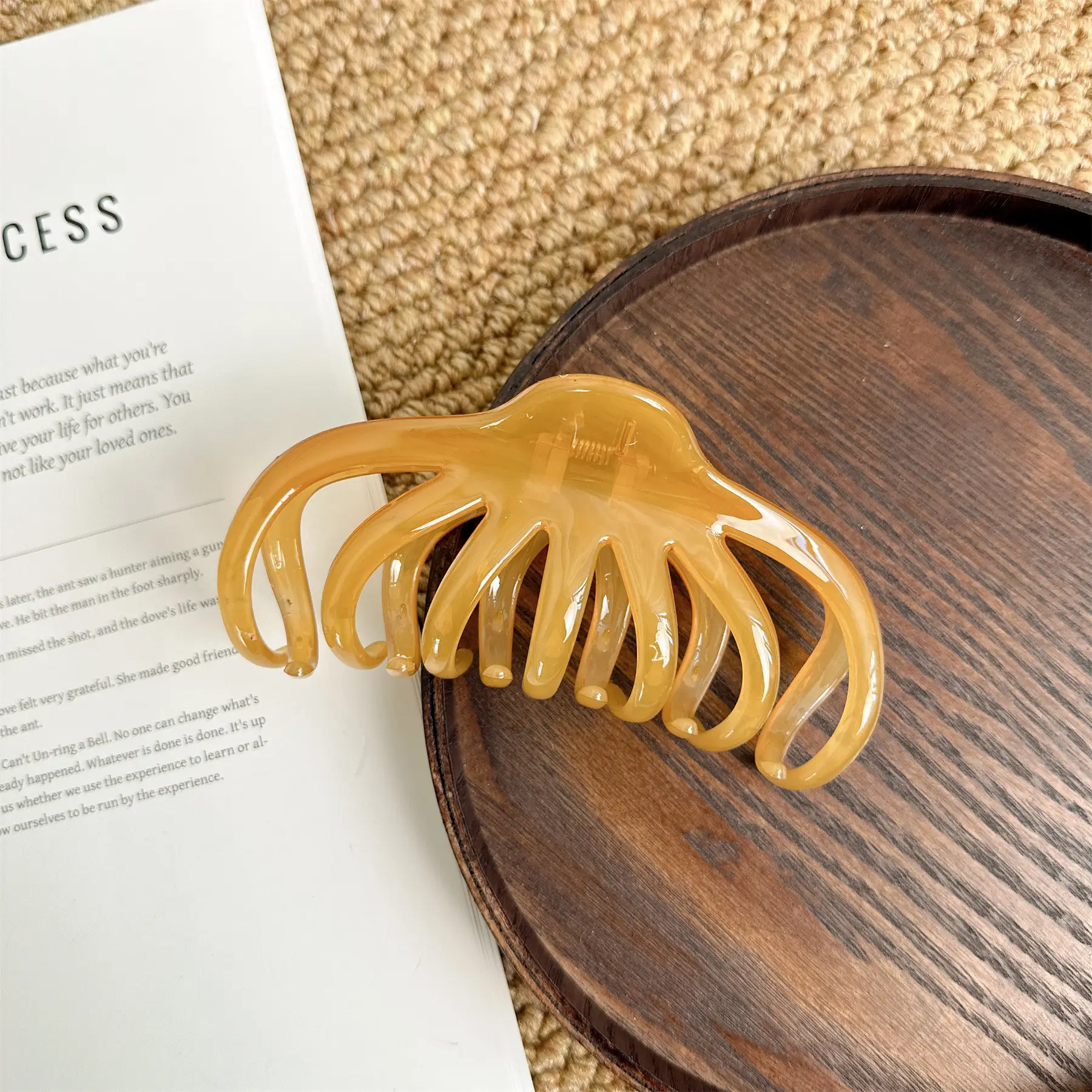 French Style Shark Clip for Large Hair Volume