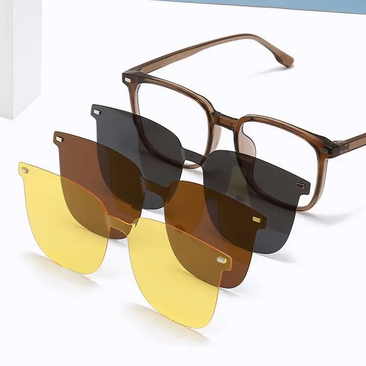 Magnetic Clip Sunglasses for Men Women Myopia Night Vision Patch - Image 7
