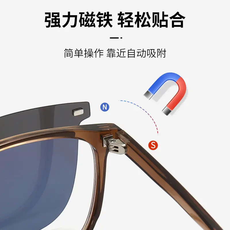 Magnetic Clip Sunglasses for Men Women Myopia Night Vision Patch - Image 9