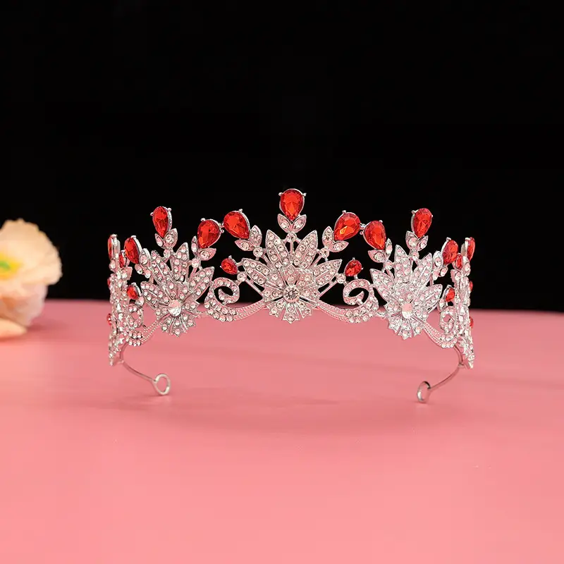 European Rhinestone Crown Princess Hair Accessory 2025 - Image 4