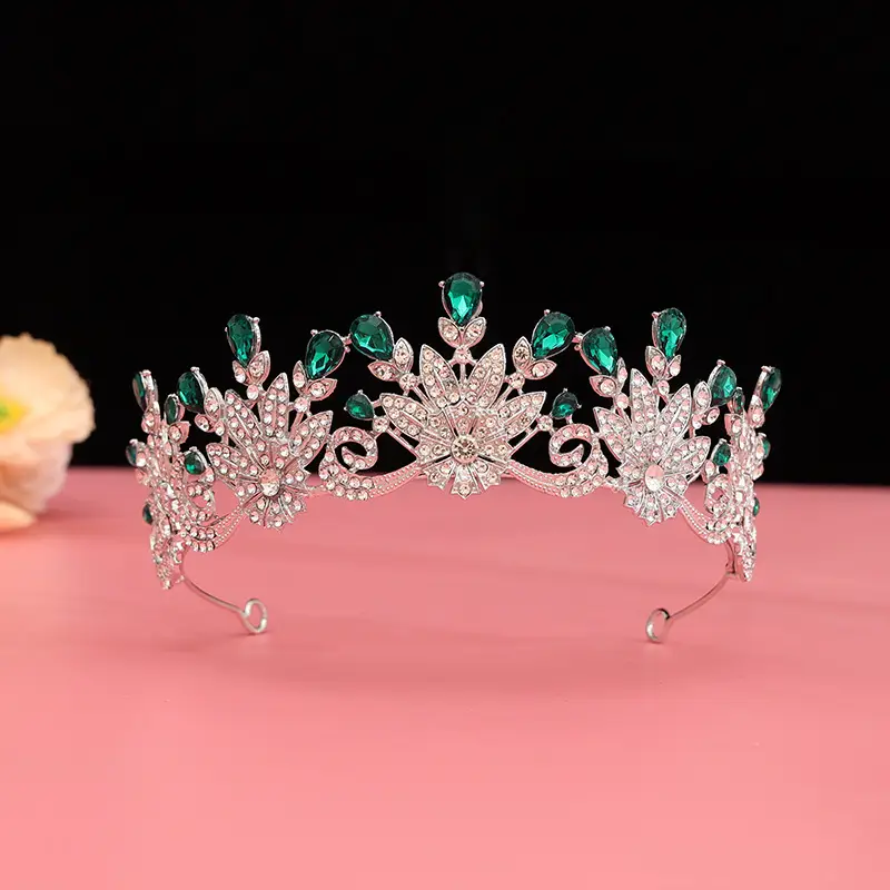 European Rhinestone Crown Princess Hair Accessory 2025 - Image 6
