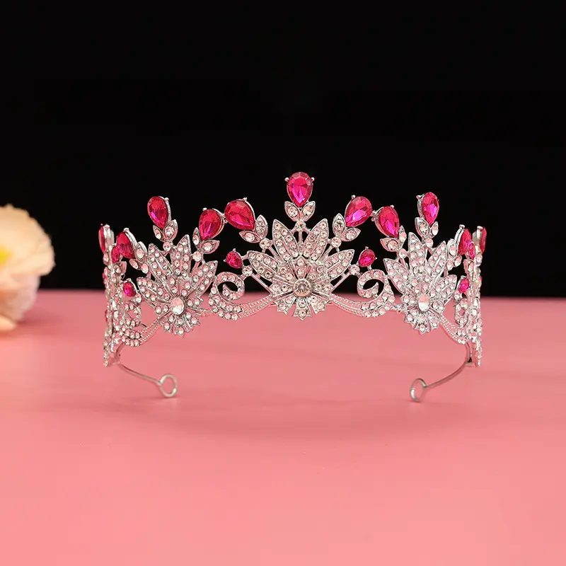 European Rhinestone Crown Princess Hair Accessory 2025 - Image 8