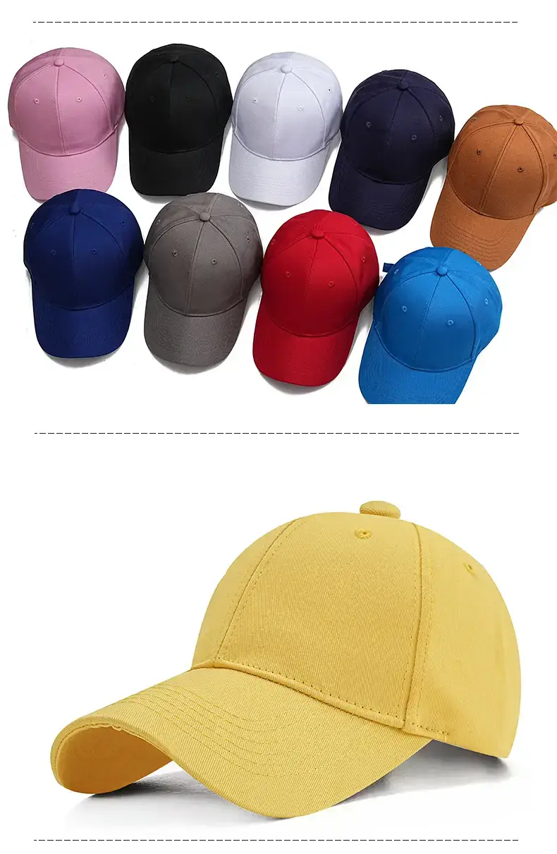 Medium Green Cotton Baseball Cap for Men Women — feature 21