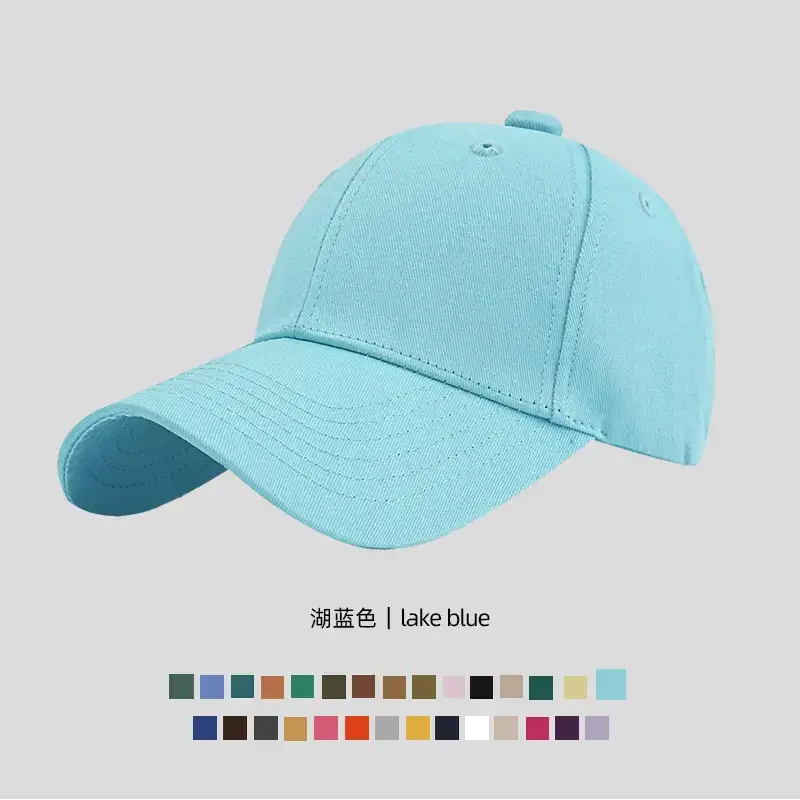 Medium Green Cotton Baseball Cap for Men Women - Image 11