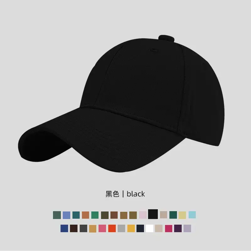 Medium Green Cotton Baseball Cap for Men Women - Image 2