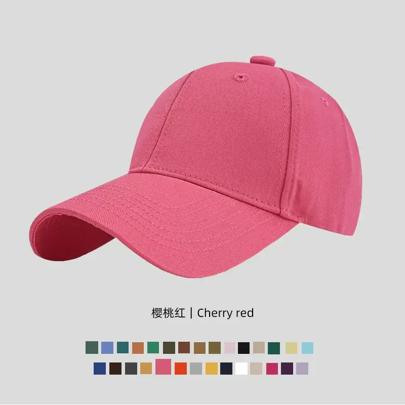 Medium Green Cotton Baseball Cap for Men Women - Image 27