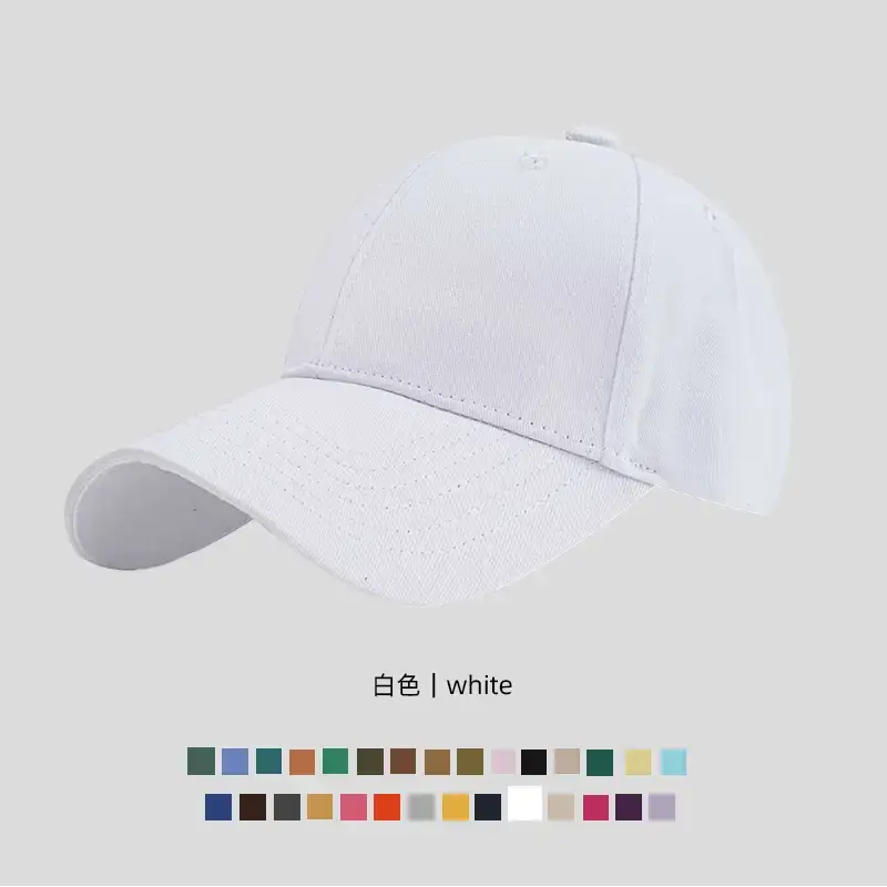 Medium Green Cotton Baseball Cap for Men Women - Image 3