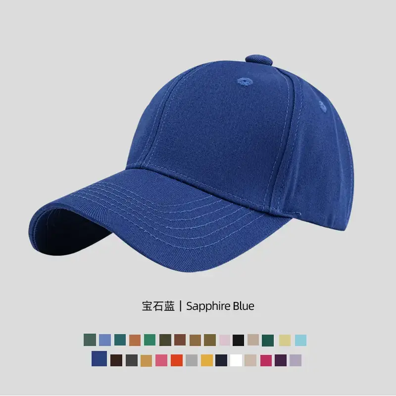Medium Green Cotton Baseball Cap for Men Women - Image 6