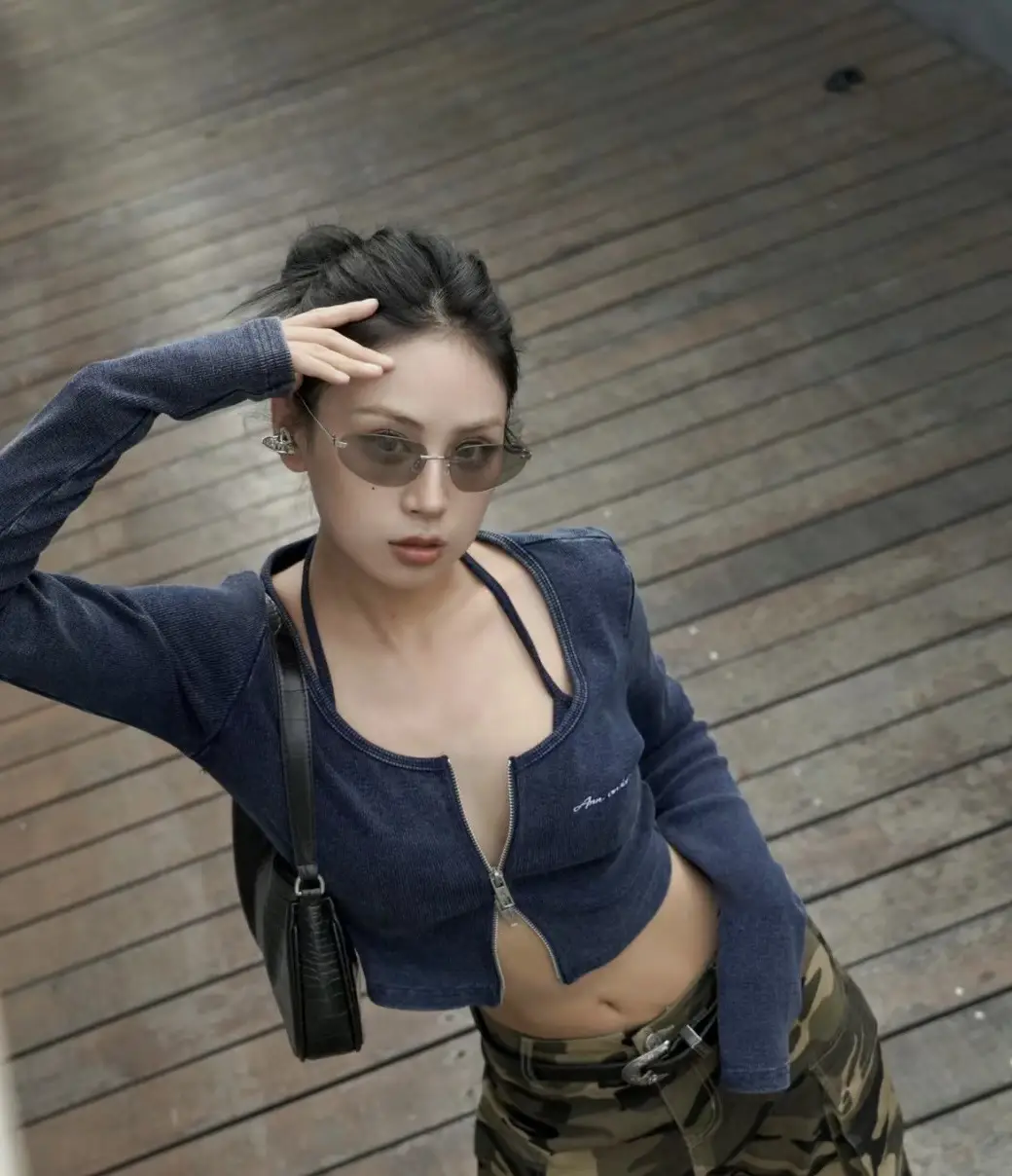 Luxury Rimless Sunglasses Y2K Futuristic Korean Style — feature 7
