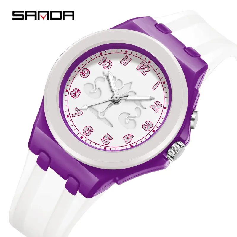 Sanda Children's Watch with Zodiac Pattern & Waterproof Design - Image 5