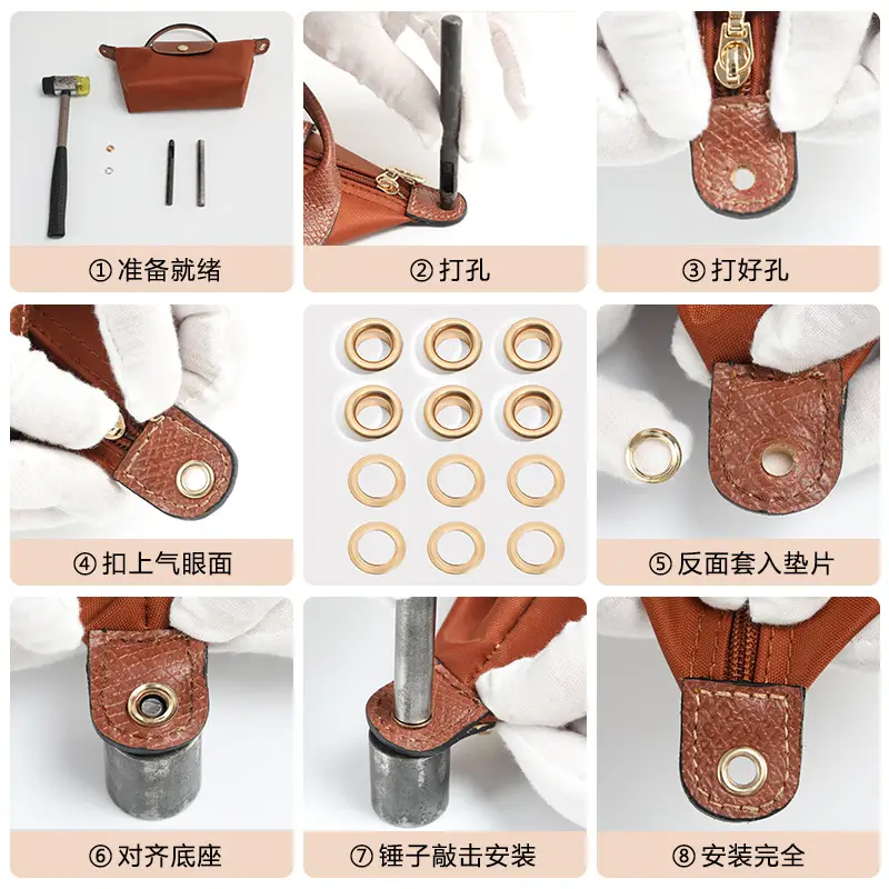 Punch-Free Reformed Shoulder Bag with Wide Back - Image 19
