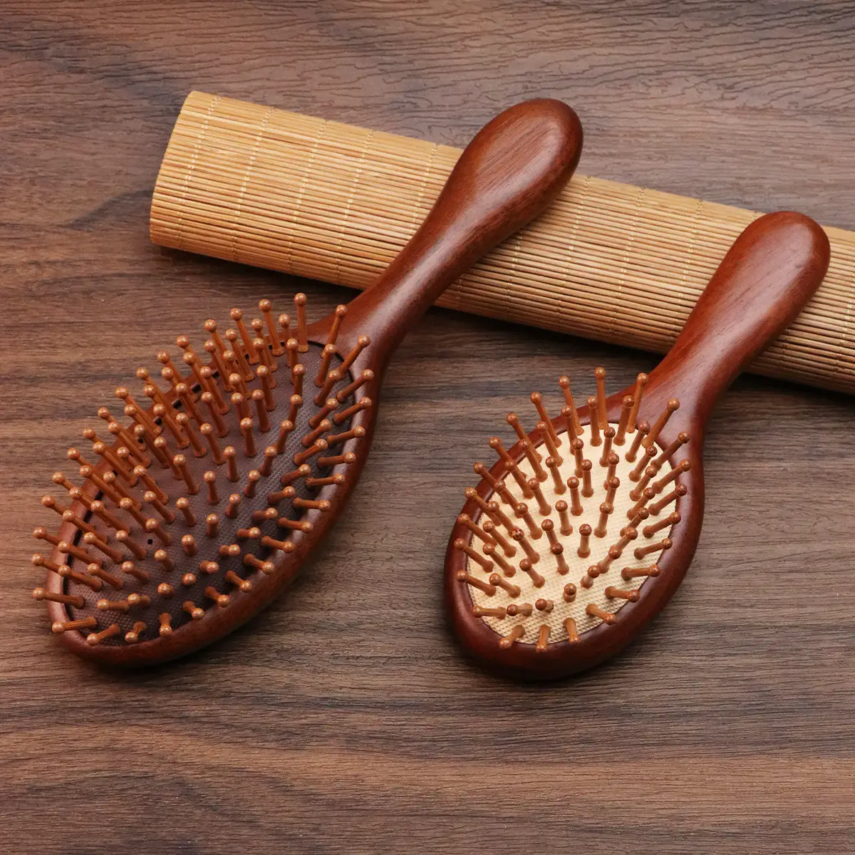 Sandalwood Air Cushion Comb for Smooth Hair & Scalp Massage