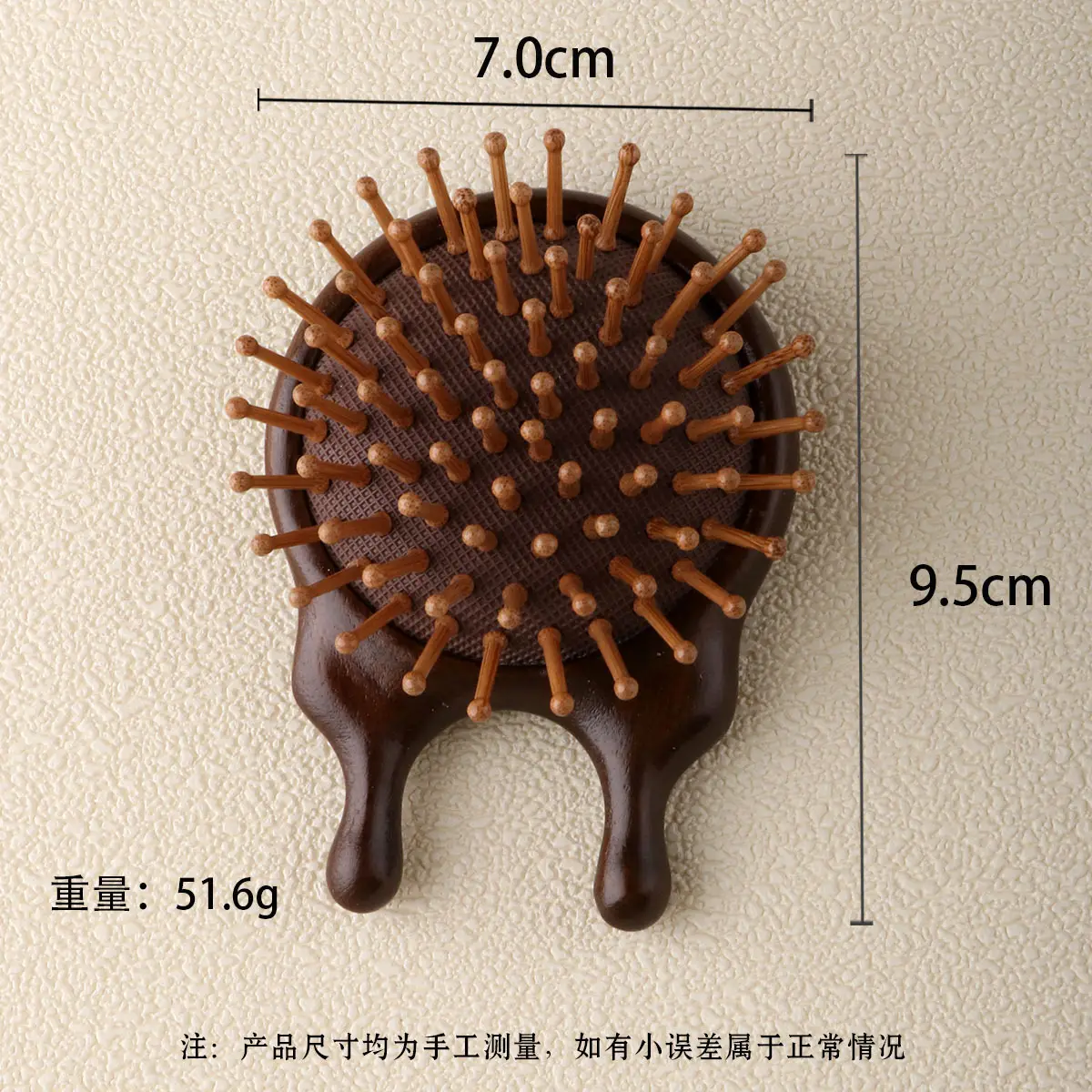 Sandalwood Air Cushion Comb for Smooth Hair & Scalp Massage