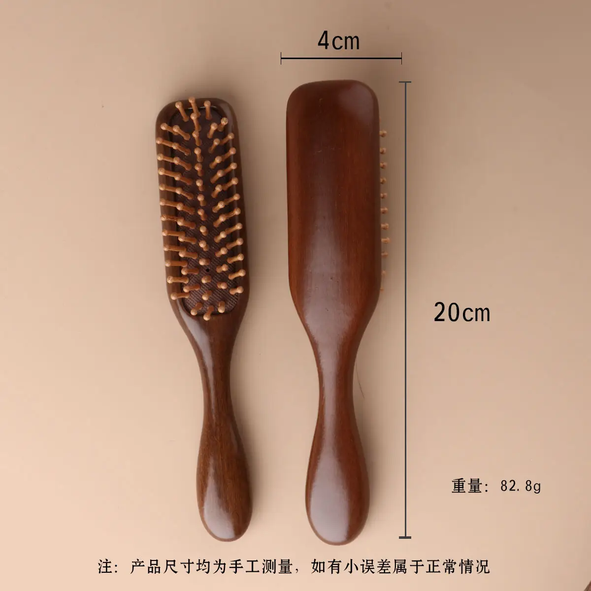 Sandalwood Air Cushion Comb for Smooth Hair & Scalp Massage