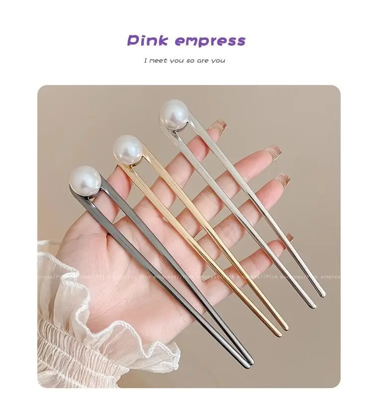 High-Quality Pearl Hairpin for Updo Hair — feature 2