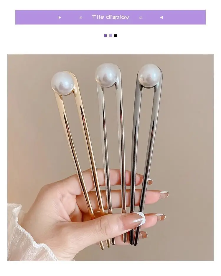 High-Quality Pearl Hairpin for Updo Hair — feature 5